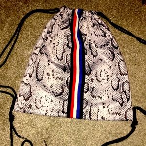 Sack back pack purse